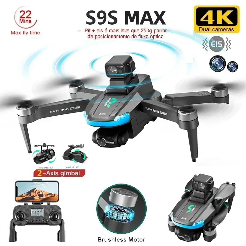 Drone Camera 4K - NOWOŚĆ S9S MAX MINI Drone 4K