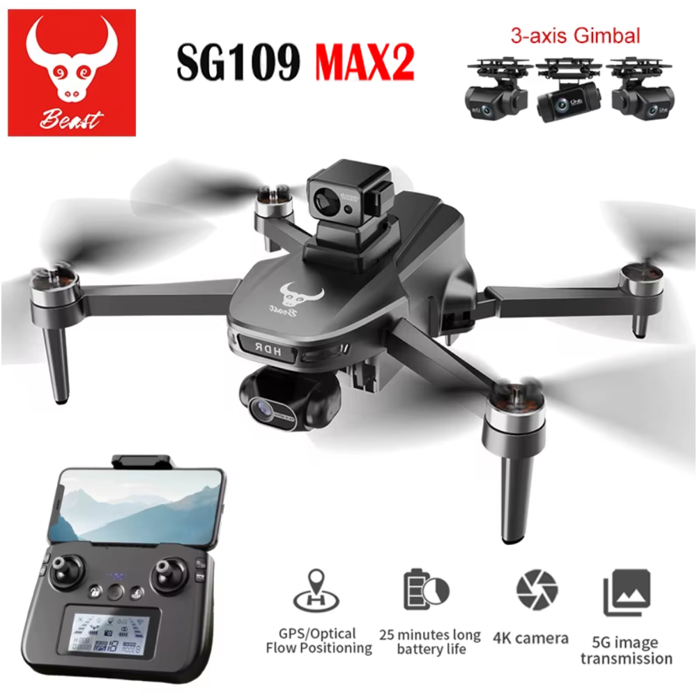 Drone Camera Professional - SG109 MAX2 profesjonalny dron z kamerą