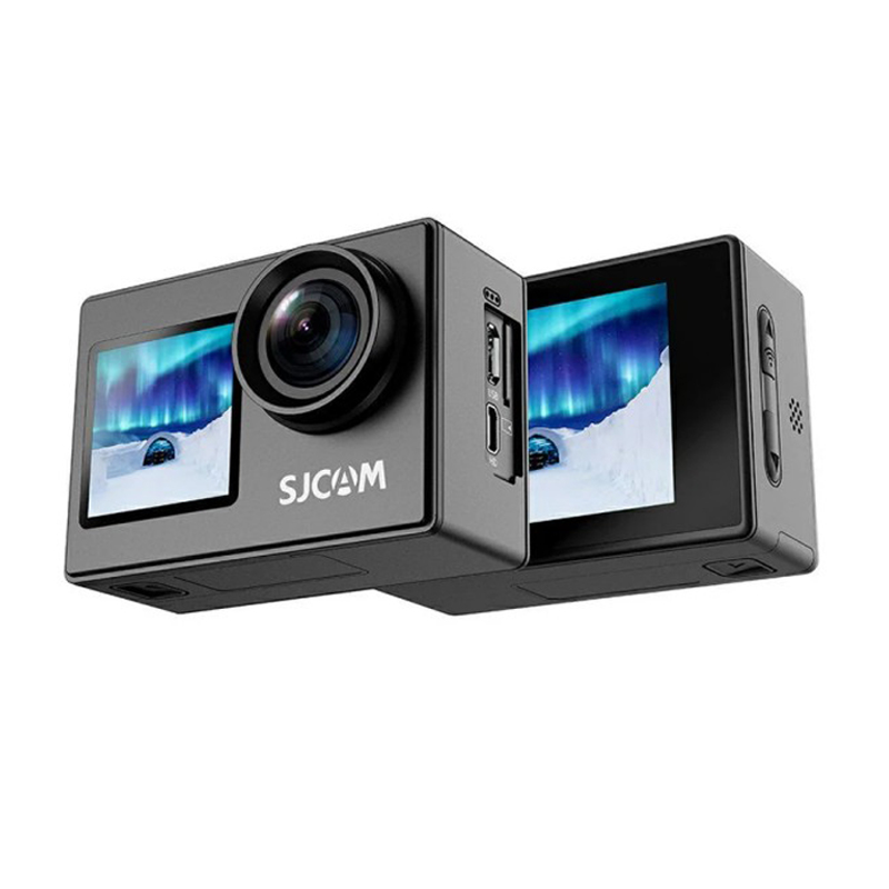 Kamera na kask Dual Screen-SJ4 – Drone Camera Action recenzja i cena
